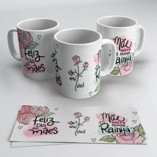 Caneca Branca -Dia das Mães - 7987