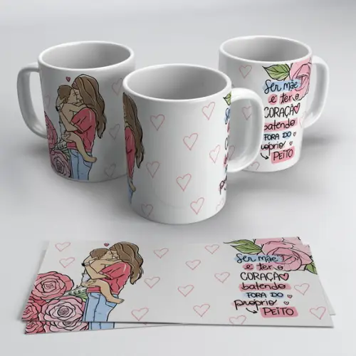 Caneca Branca -Dia das Mães - 7988