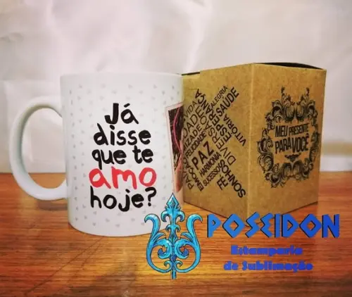 Caneca Branca Personalizada