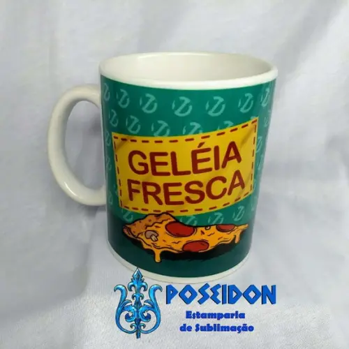 Caneca branca Geleia Fresca