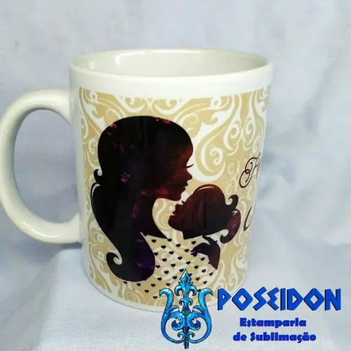 Caneca branca Dia das Mães
