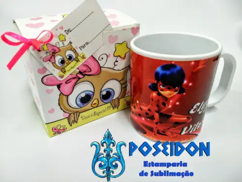 Caneca branca polímero - Personalizada