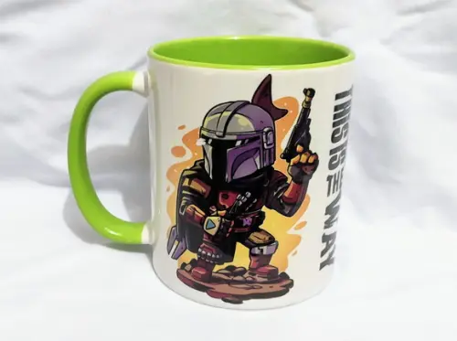 Caneca Colorida - Mandaloriano E Groo