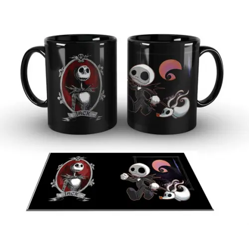 Caneca Preta - Halloween Jack 03