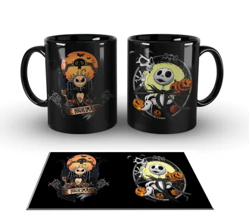 Caneca Preta - Halloween Jack 04