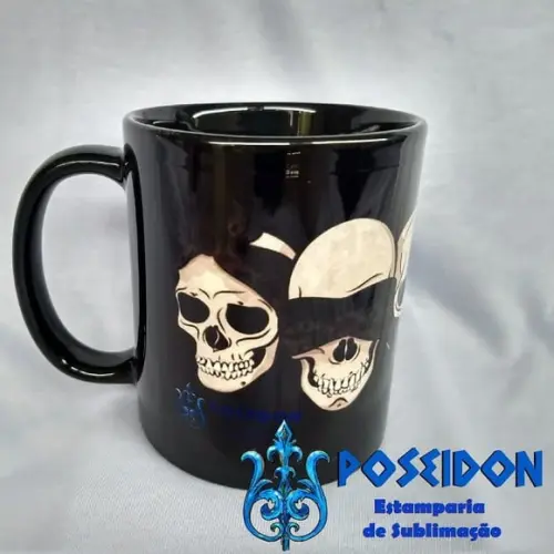 Caneca preta Personalizada
