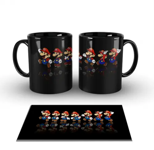 Caneca Preta - Super Mario Bros
