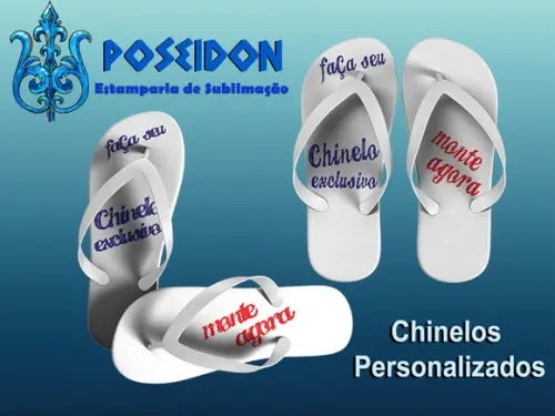 Chinelos personalizados