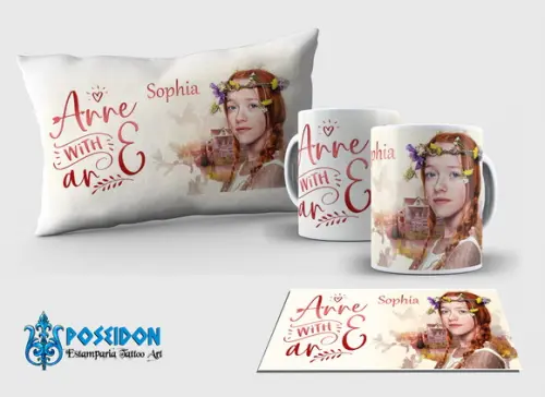Kit Caneca + Almofada Personalizada - Anne With An E