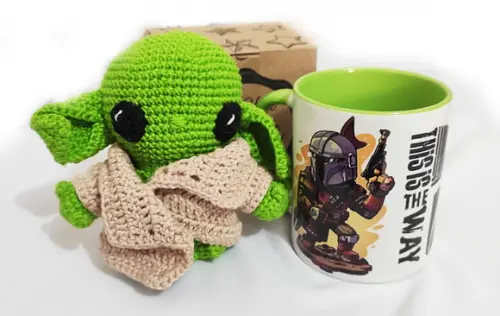 Kit Caneca com amigurumi