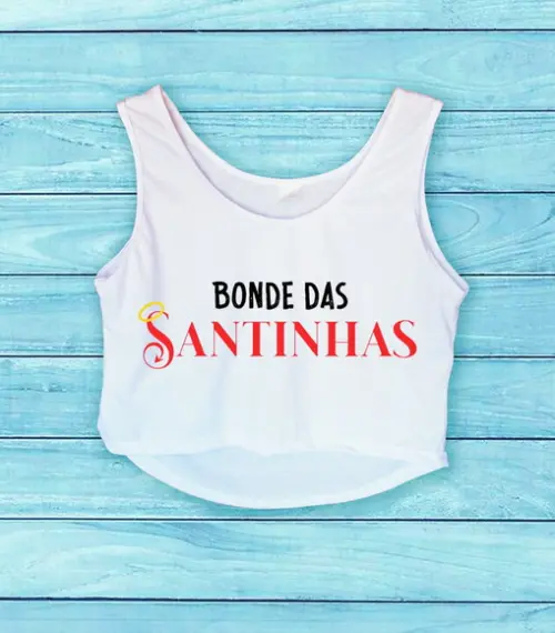 Regata Cropped "bonde das Santinhas"