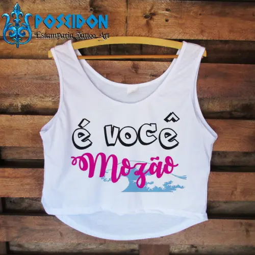 Regata Cropped "É você Mozão"