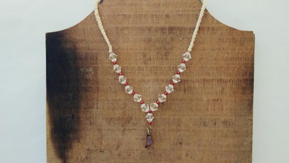 Colar Boho com Cristais