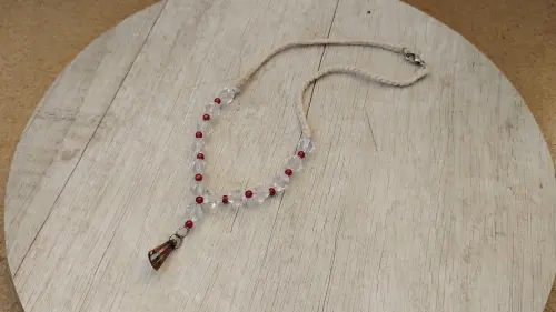 Colar Boho com Cristais
