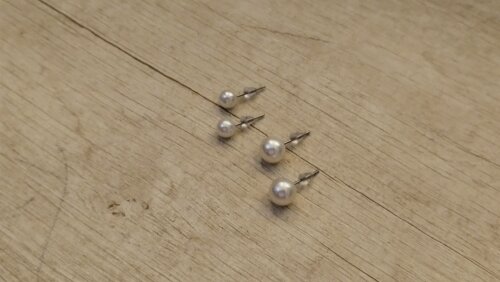 Conjunto de Brincos de Pérolas Annyel Criações