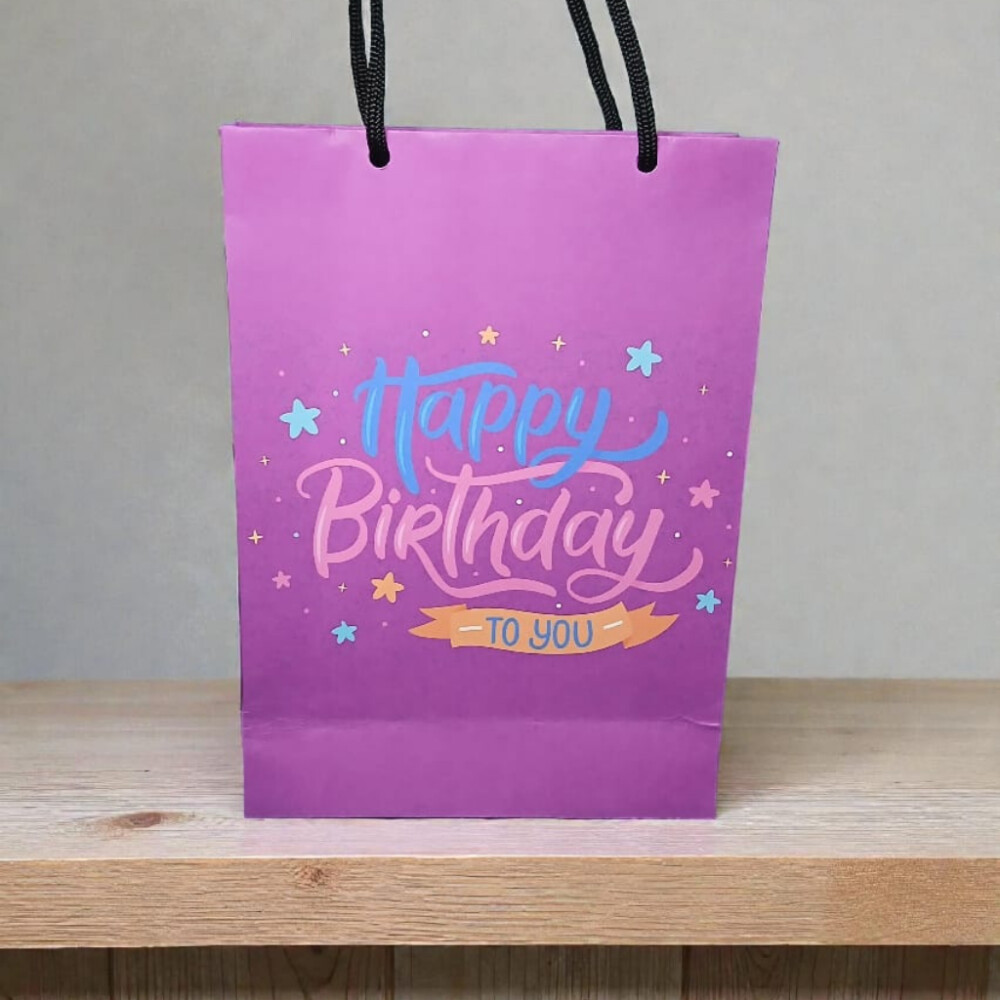 Sacola de Papel M 21 x15 Personalizada com Logo – Pacote com 20