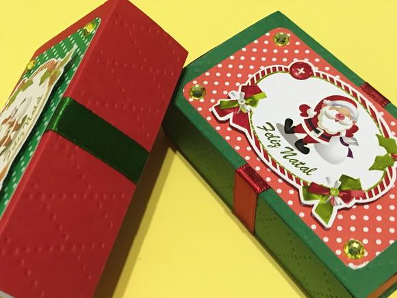 Caixa com Chocolate - Natal