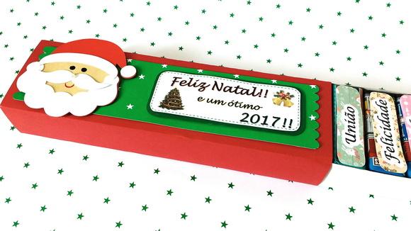Caixa com chocolate - Natal 2