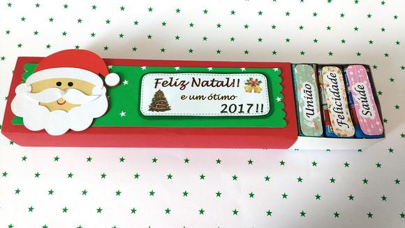 Caixa com chocolate - Natal 2