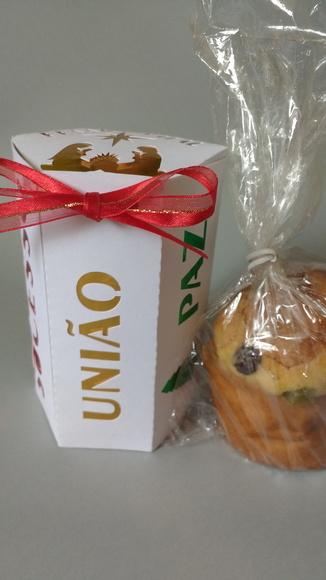 Caixa Felicitações com PANETONE - Natal