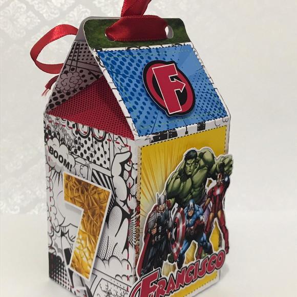 Caixa milk - Vingadores