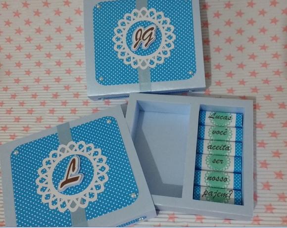 Caixa para daminhas e pajem