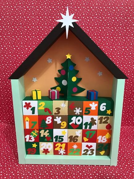 Calendário do Advento com Doces - Verde - Mod. a