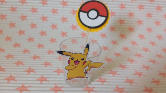 Copo brigadeiro - Pokemon