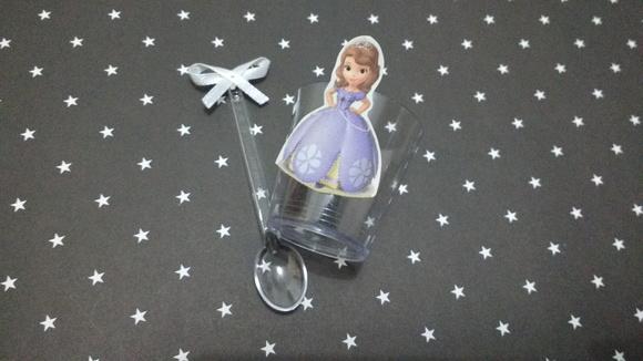 Copo brigadeiro - Princesa Sofia