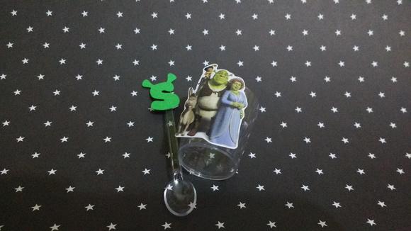 Copo brigadeiro - Shrek