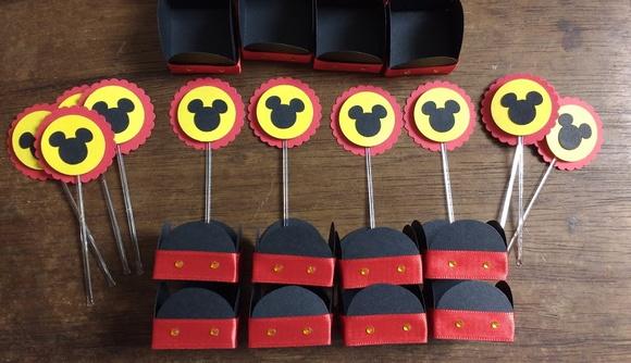 Forminha + topper - Mickey
