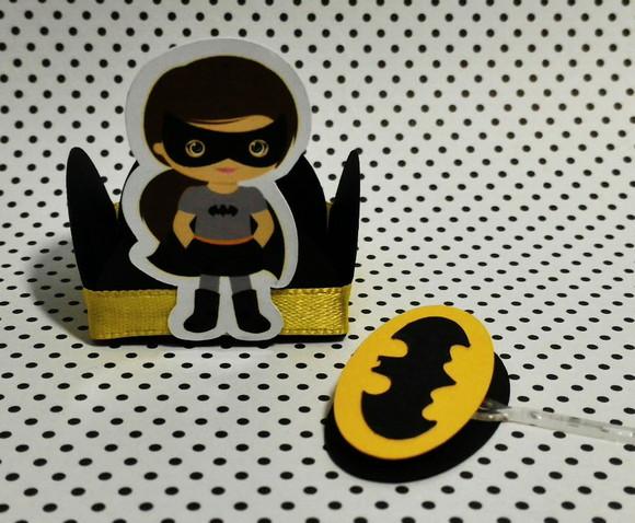 Forminha + topper Batgirl scrap