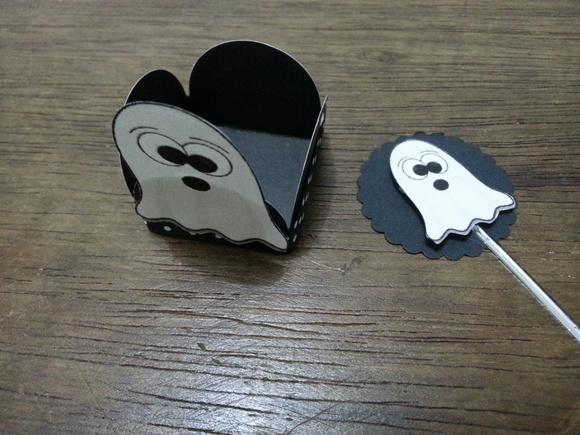 Forminha+topper Halloween