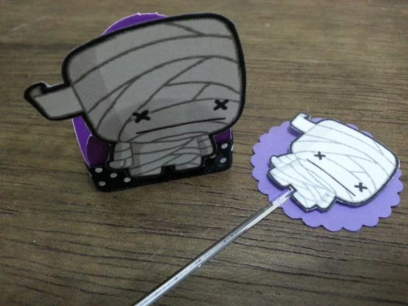 Forminha+topper Halloween