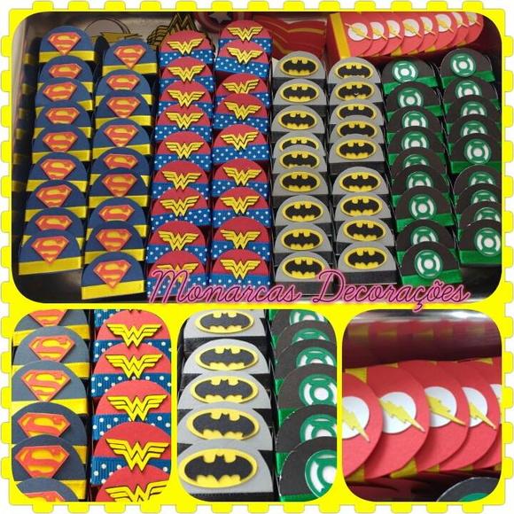 Forminhas Liga da justiça - kit