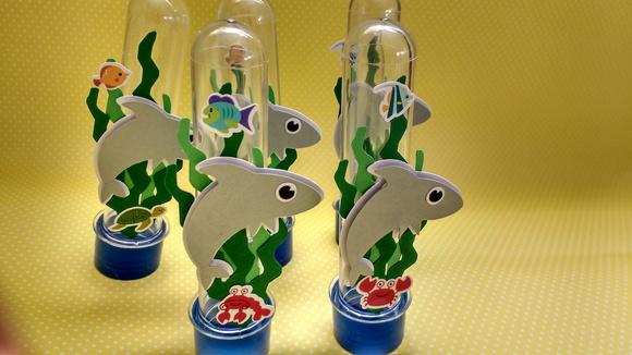 Kit 10un - Tubete - Fundo do Mar