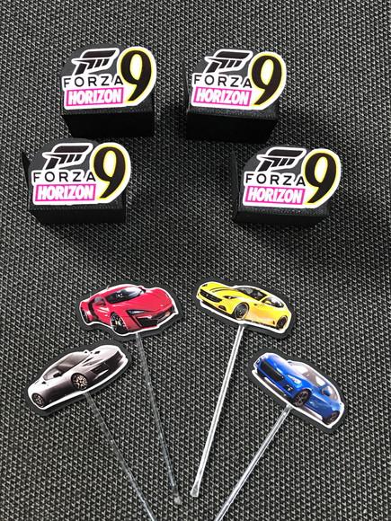 Kit 20un - Forminha + Topper - Forza Horizon