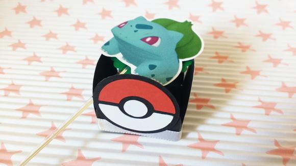 Kit 20un - Forminha + Topper - Pokemon