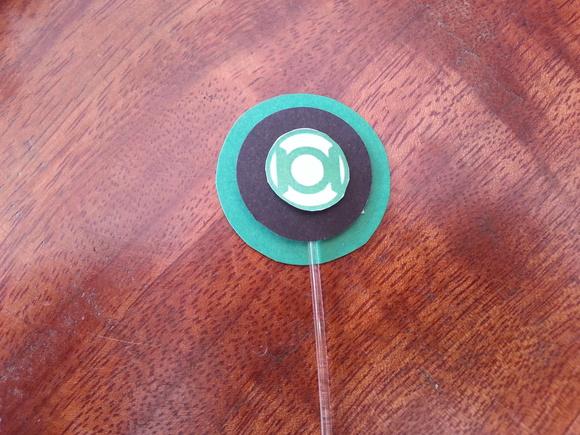 Kit 20un - Forminha + Topper Lanterna Verde