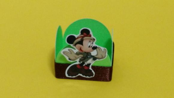 Kit 20un - Forminha Mickey Safari