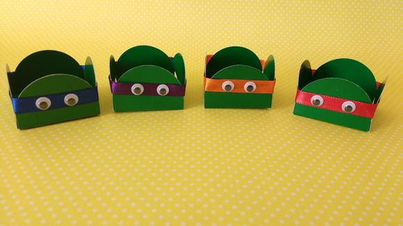 Kit 20un - Forminhas - Tartaruga Ninja