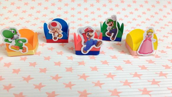 Kit 20un - Forminhas - Super Mario Bros