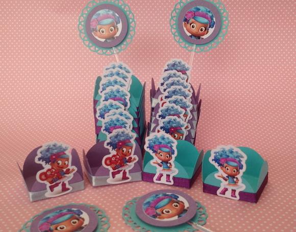 Kit 20un - Forminhas e Topper Cupcake - Luna Petunia
