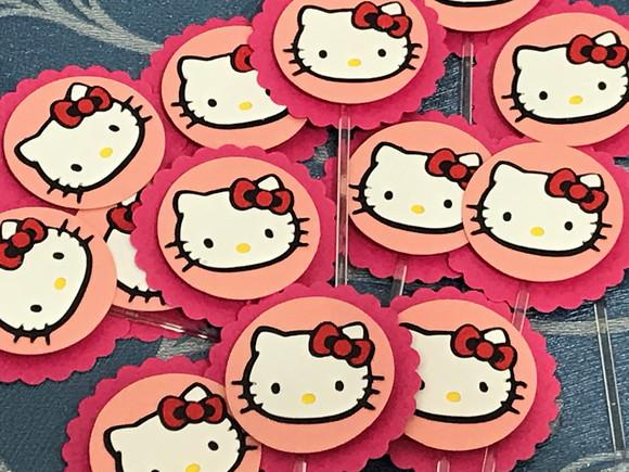 Kit 20un - Topper - Hello Kitty