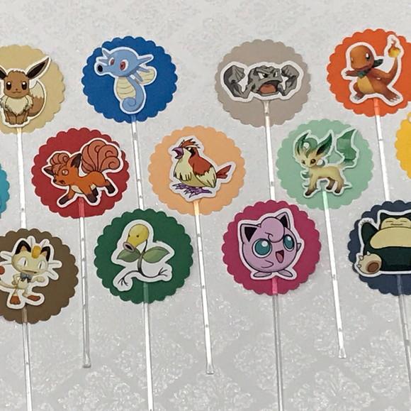 Kit 20un - Topper Pokemon