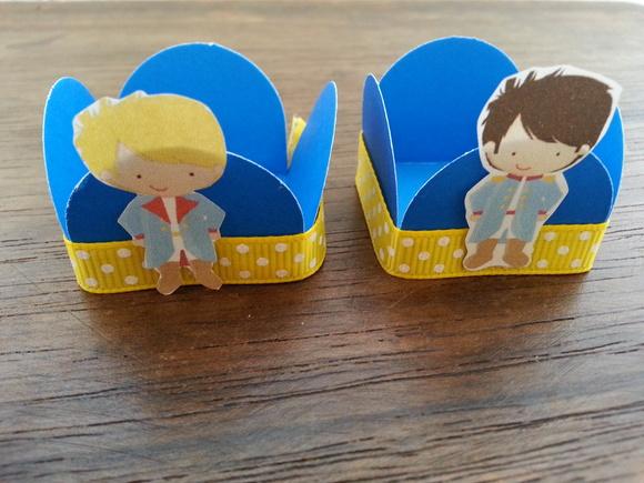 Kit 30un - - Forminhas Pequeno Principe