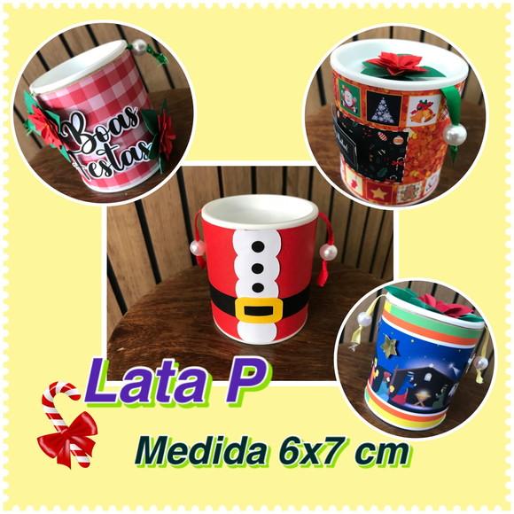 Kit 5un Mini Tubo Lata - 6x7cm
