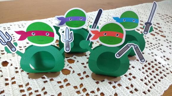 Porta bombom -Tartaruga ninja