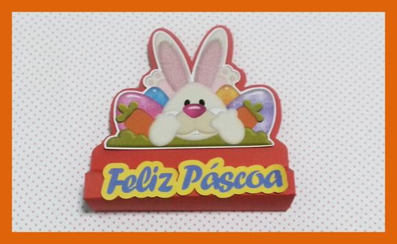 Porta chocolate quadruplo - Pascoa 2