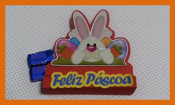Porta chocolate quadruplo - Pascoa 1